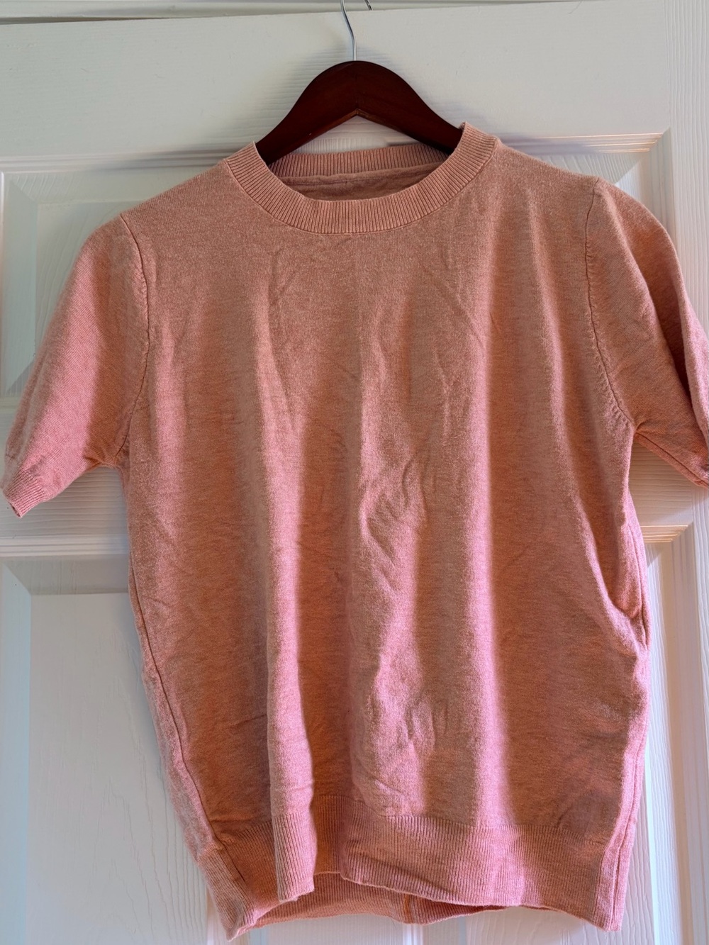 Light Pink Soft Sweater Shirt - S